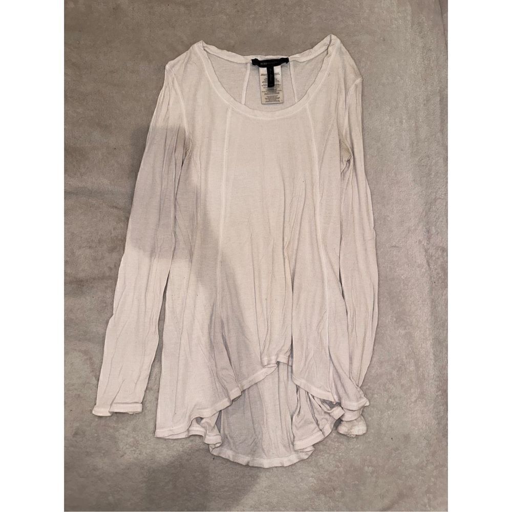 BCBG MAXAZRIA size XXS white long sleeve top